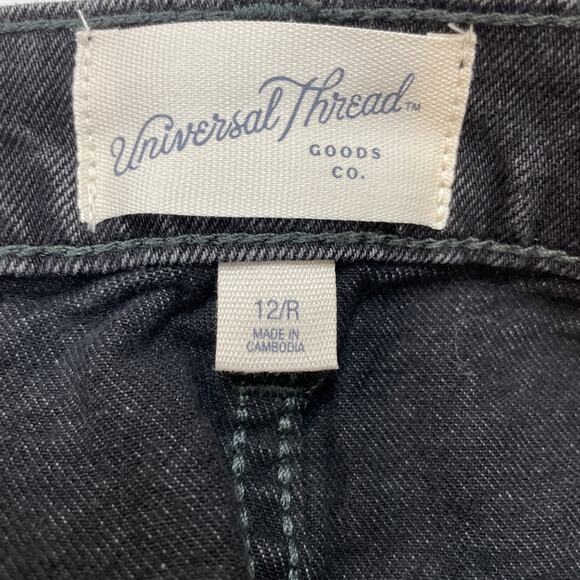 Universal Thread Women's High Rise 90's Cutoff Jean Shorts Black Size 12 - Picture 5 of 7